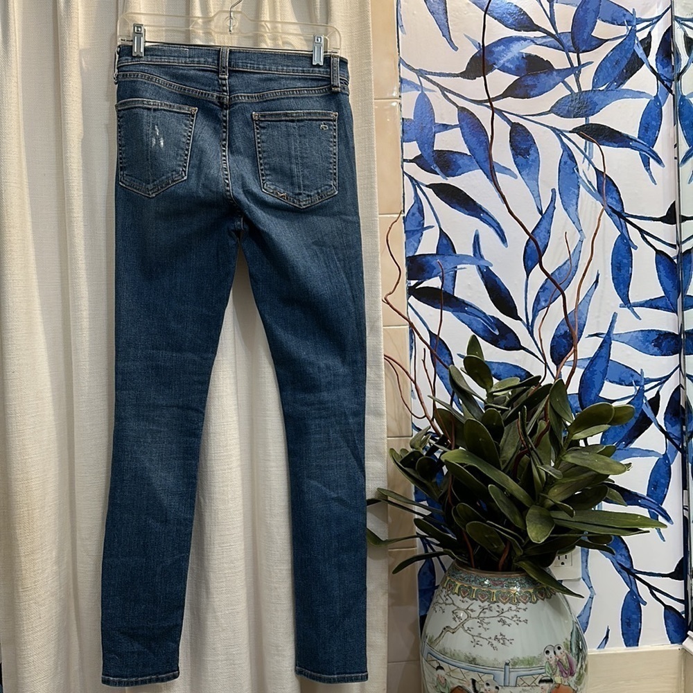 Women’s Rag and Bone High Rise Skinny Jeans Size 28 - Picture 4 of 9